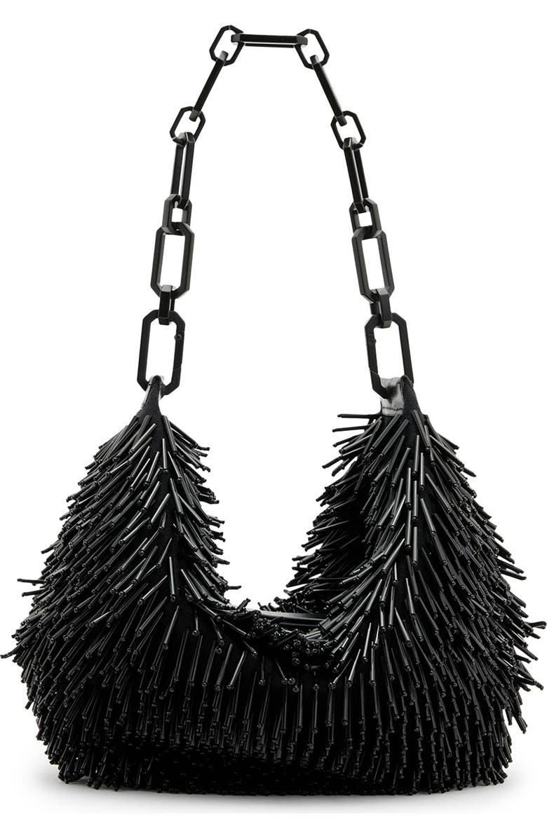 AllSaints Mini Madea Chain Handle Leather Handheld Bag, Main, color,