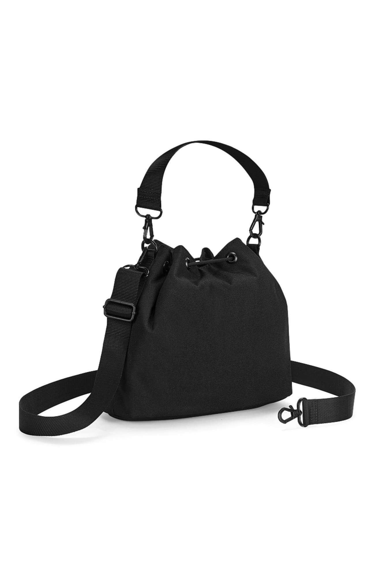 Spläsh Bucket Crossbody Weave, Alternate, color, Weave Black