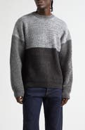 Waste Yarn Project Odd Colorblock Wool Blend Sweater