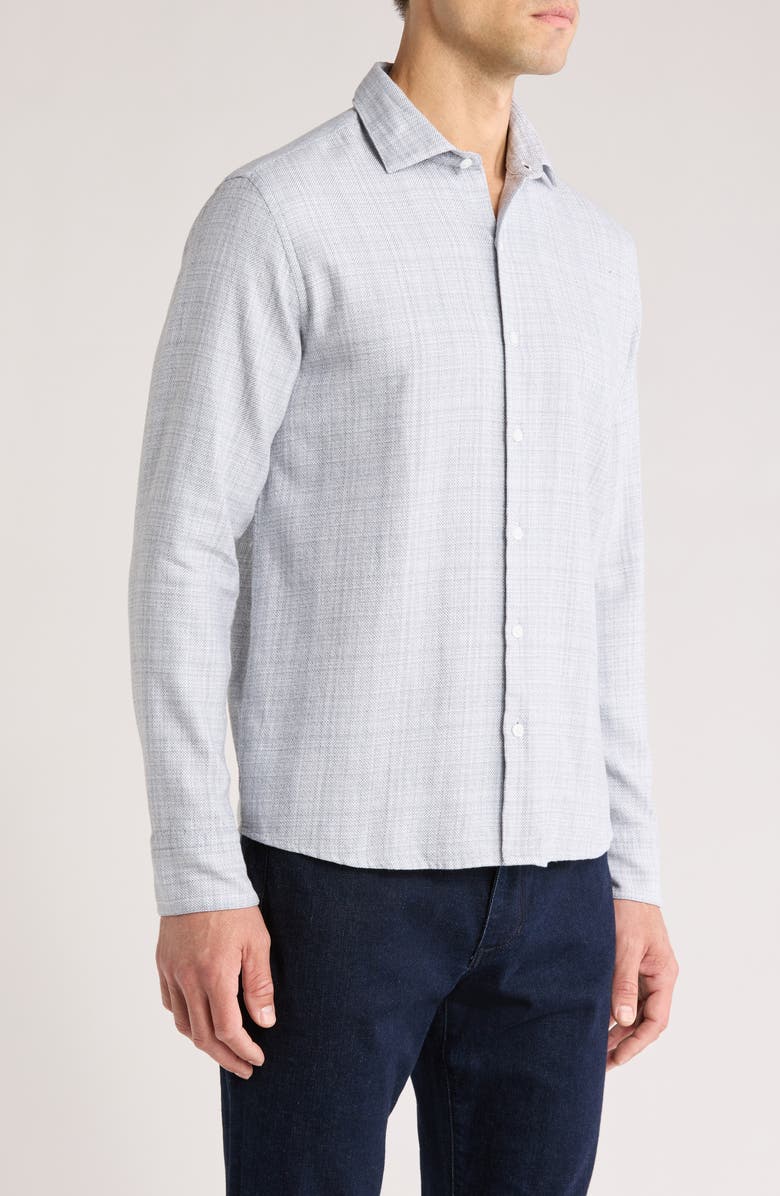 Robert Barakett Cunningham Plaid Cotton Button-Up Shirt, Alternate, color,