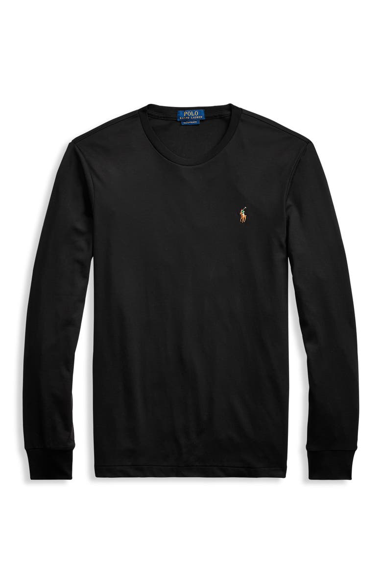 Polo Ralph Lauren Soft Cotton Long-Sleeve Tee, Alternate, color, 