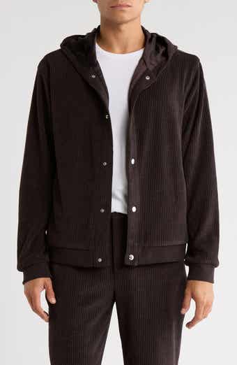 JASON WU Corduroy Snap Hoodie