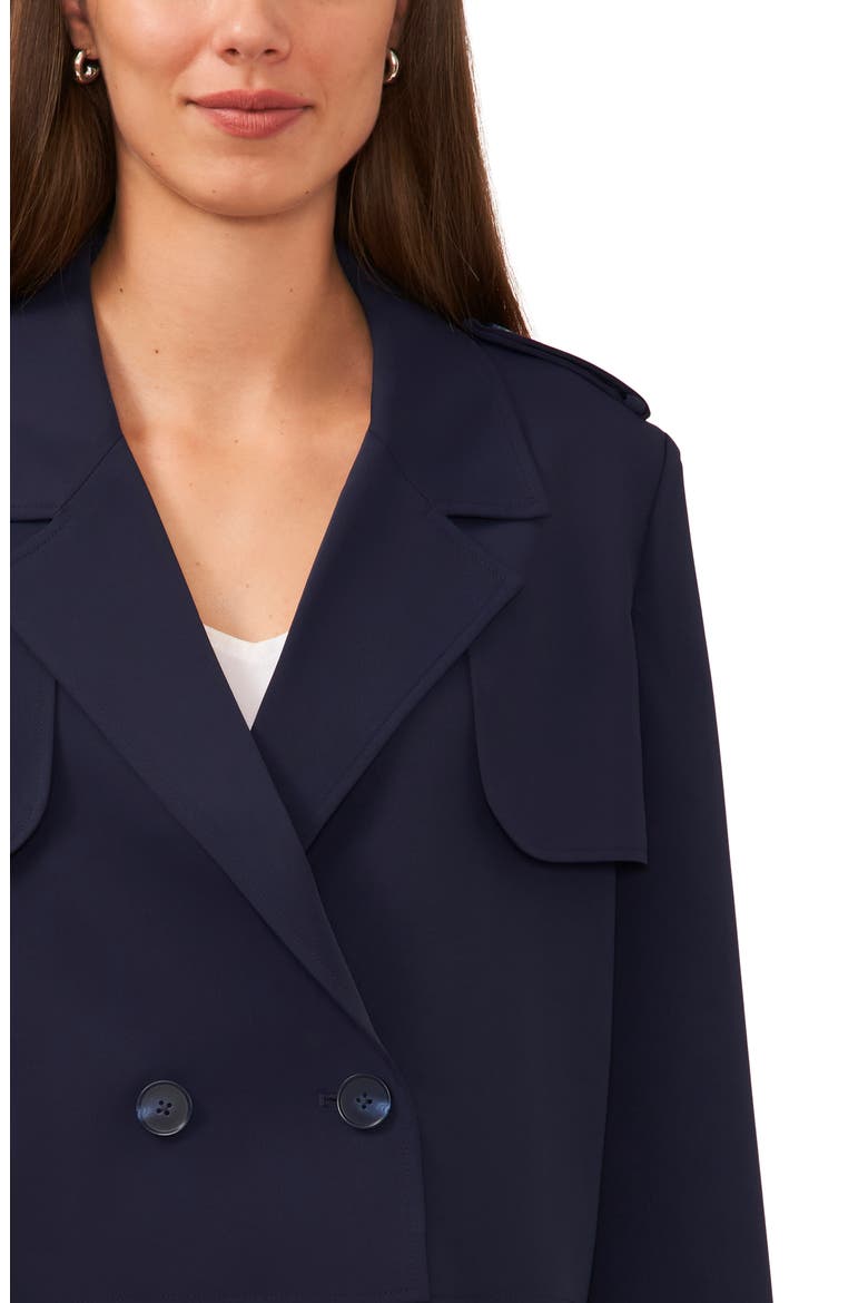 Crop Trench Jacket, Alternate, color, CLASSIC NAVY