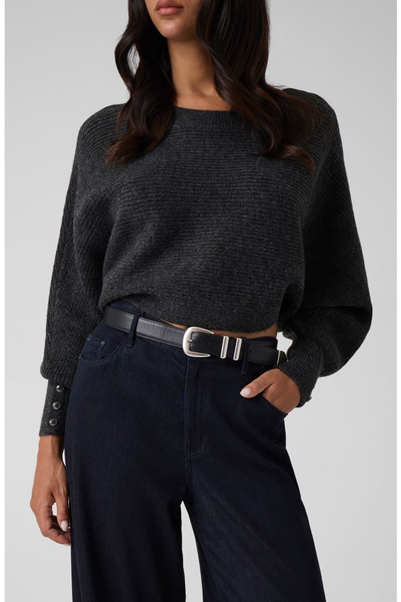 Emily Boat Neck Sweater, Main, color, OPEN GREY