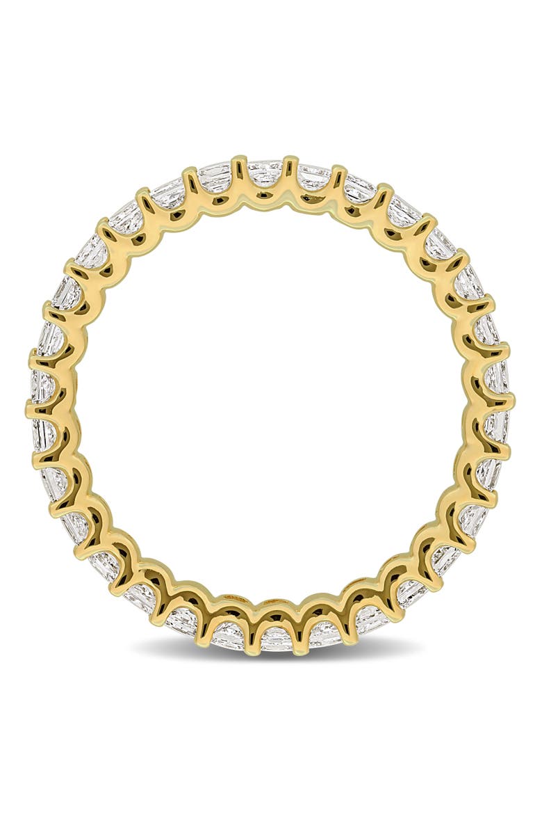 2 CTW Lab-Grown Diamond Princess Eternity Ring 14k, Alternate, color, Yellow Gold