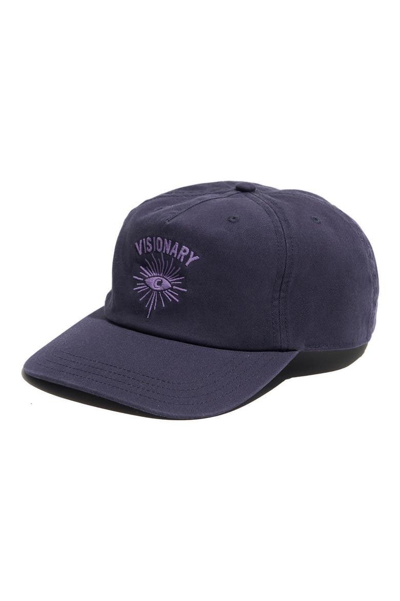 Visionary Dad Hat, Alternate, color, INDIGO