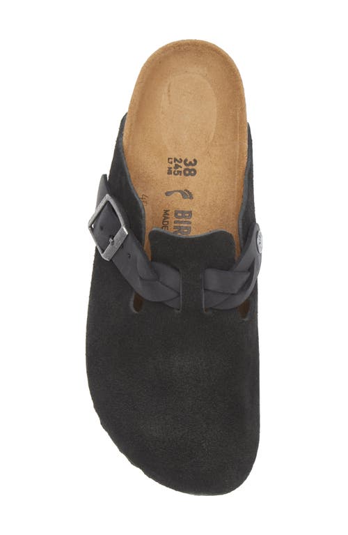 Birkenstock Boston Braid Clog In Black