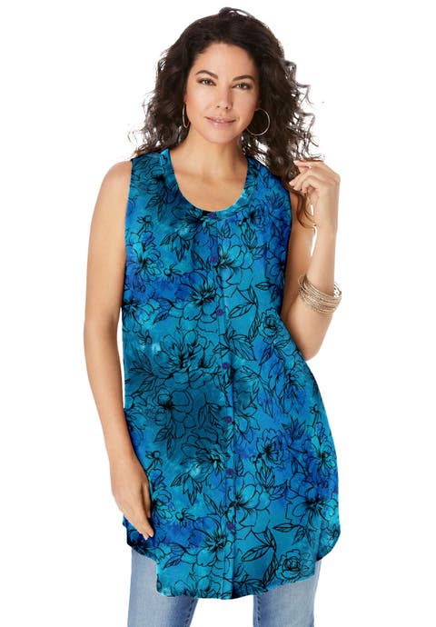 Sleeveless Angelina Tunic (Plus)