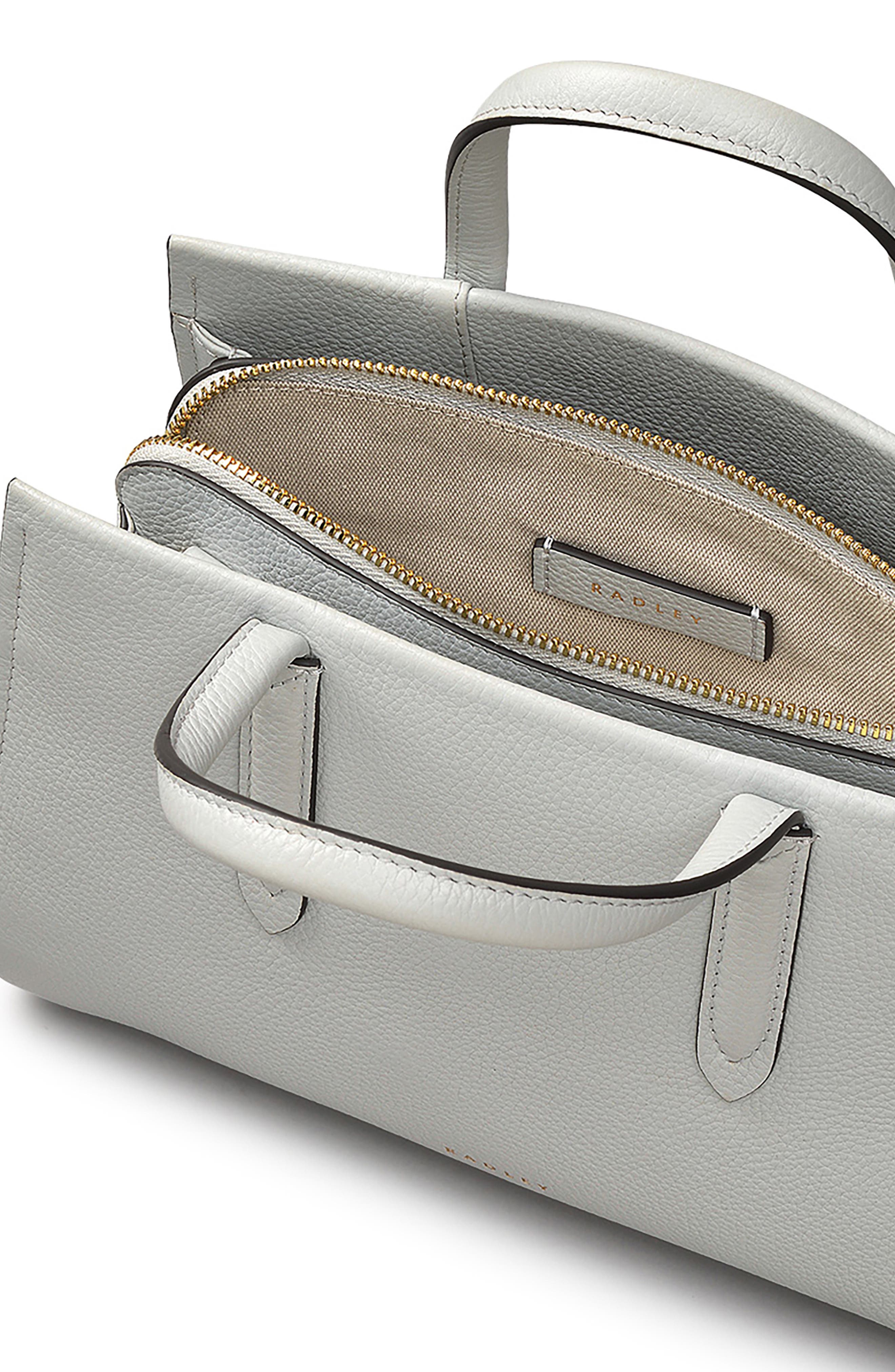 Radley Arlington Court Small Zip Around Crossbody Bag, Alternate, color, Goose Grey