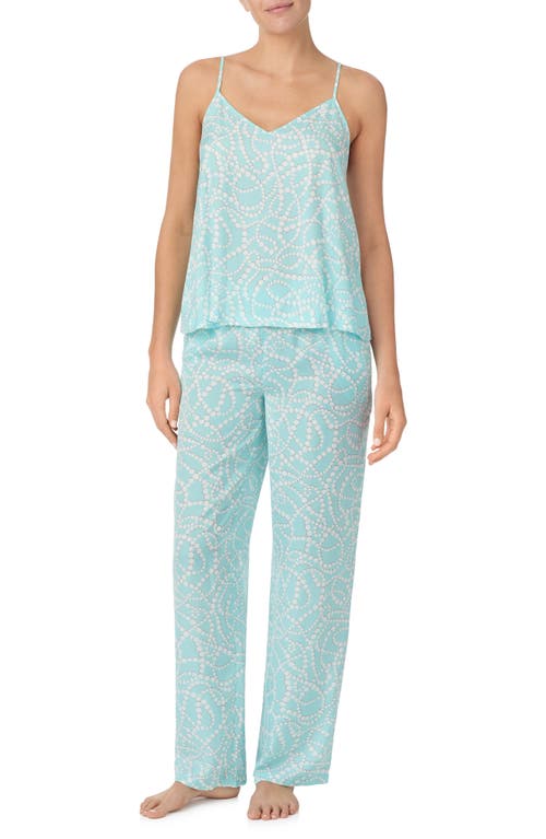 Kate Spade New York Camisole Pajamas In Blu/wht