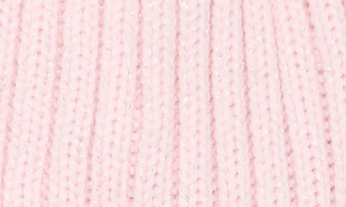 Olly & Me Kids' Faux Fur Pompom Beanie, Scarf & Gloves Set In Pink