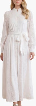 Needle & Thread Romilly Cotton Long Sleeve Shirt Dress