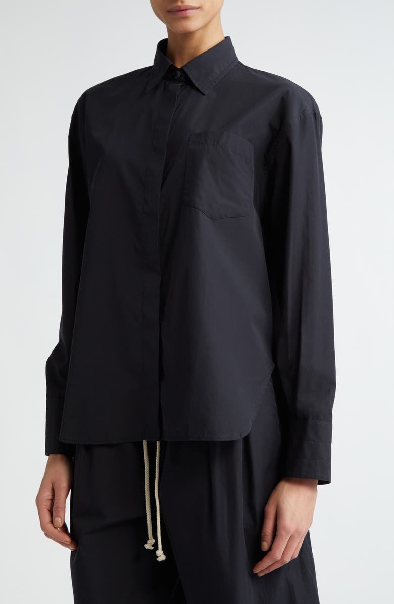 Maria McManus Organic Cotton Button-Up Shirt, Alternate, color,