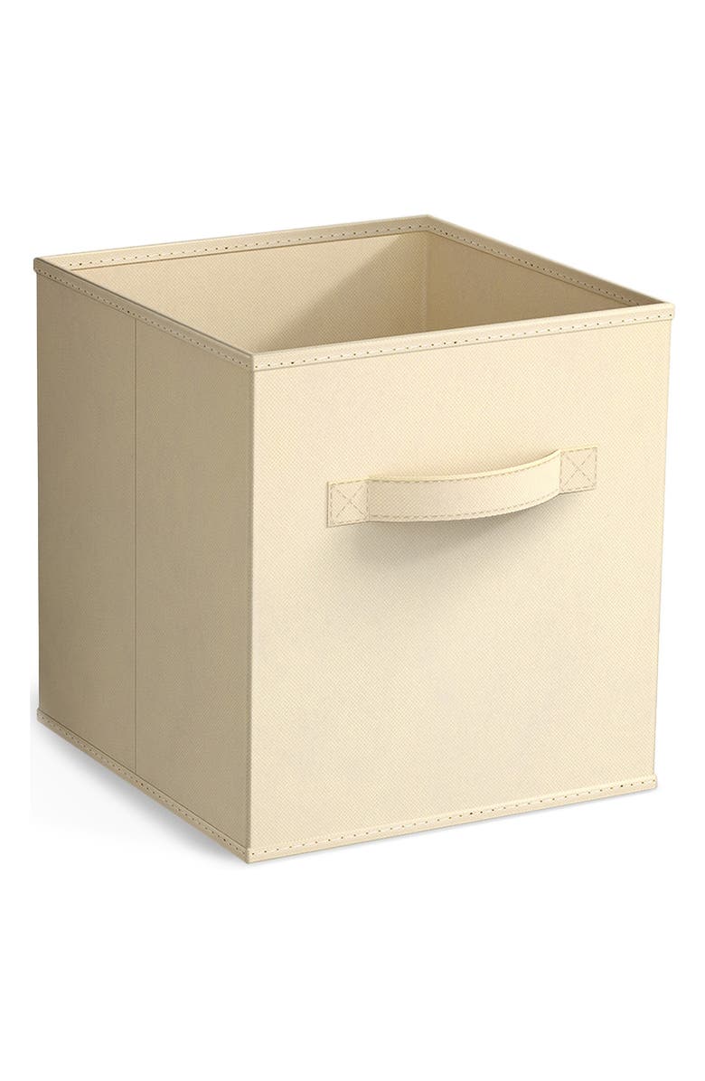 SORBUS Collapsible Storage Cube, Main, color, Beige