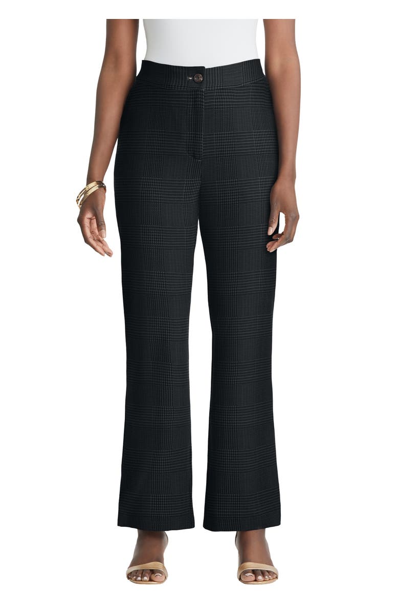 Jessica London Tummy Control Bi-Stretch Bootcut Pant, Main, color, Black