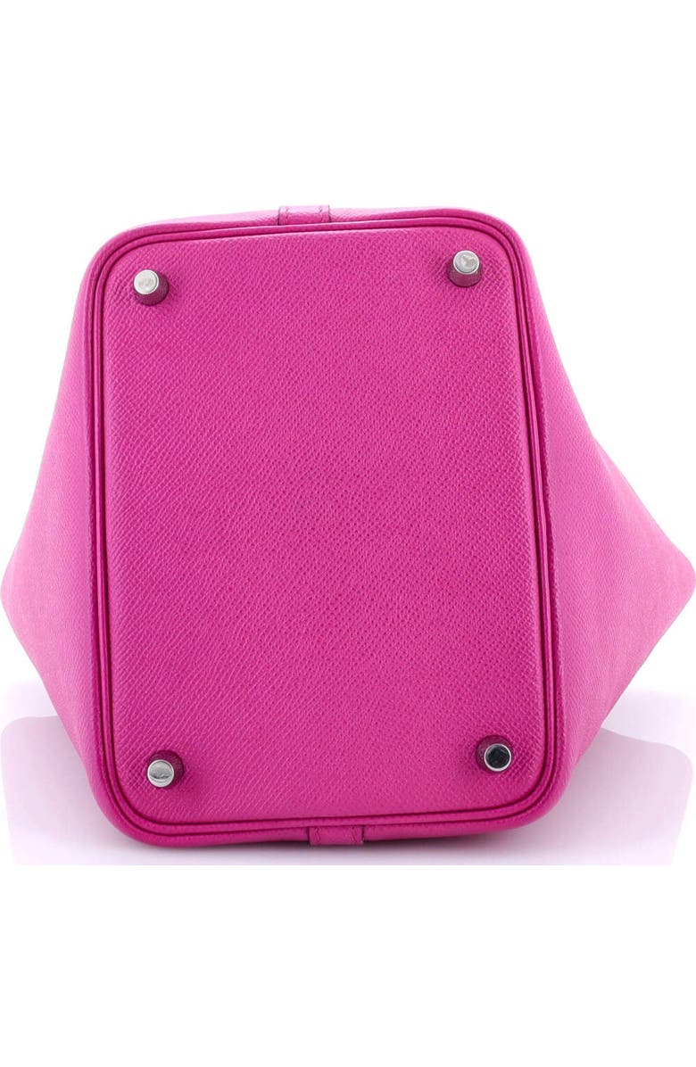 Pre-Owned Hermes Picotin Lock Bag Tressage Epsom PM, Alternate, color, Magnolia