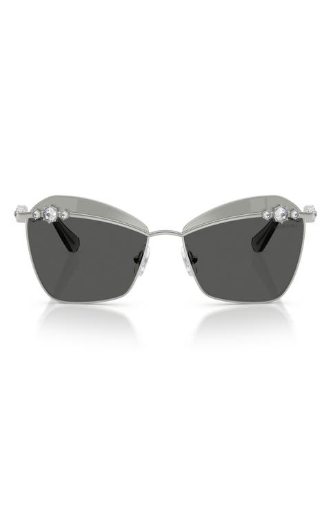 57mm Butterfly Sunglasses