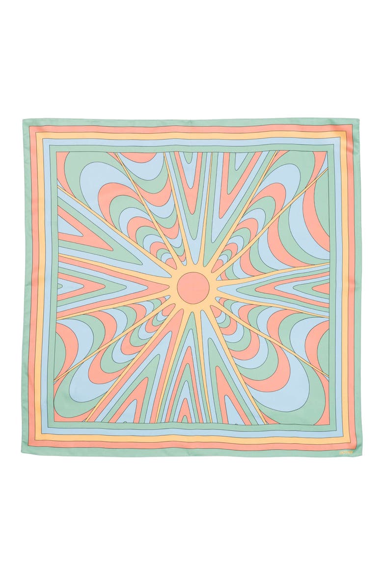 The Scarf It Down Silk Scarf, Alternate, color, SUN BAKED