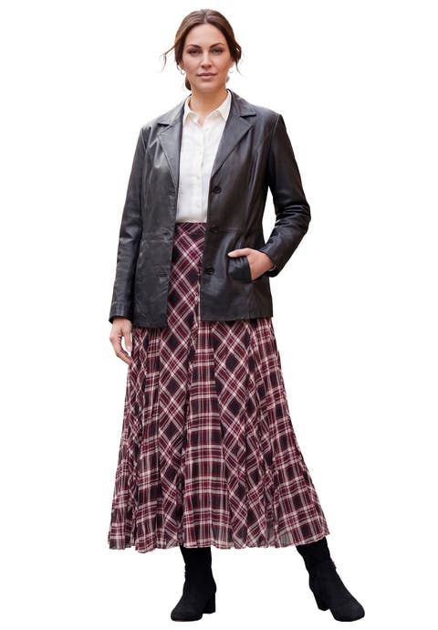 Flowing Crinkled Maxi Skirt