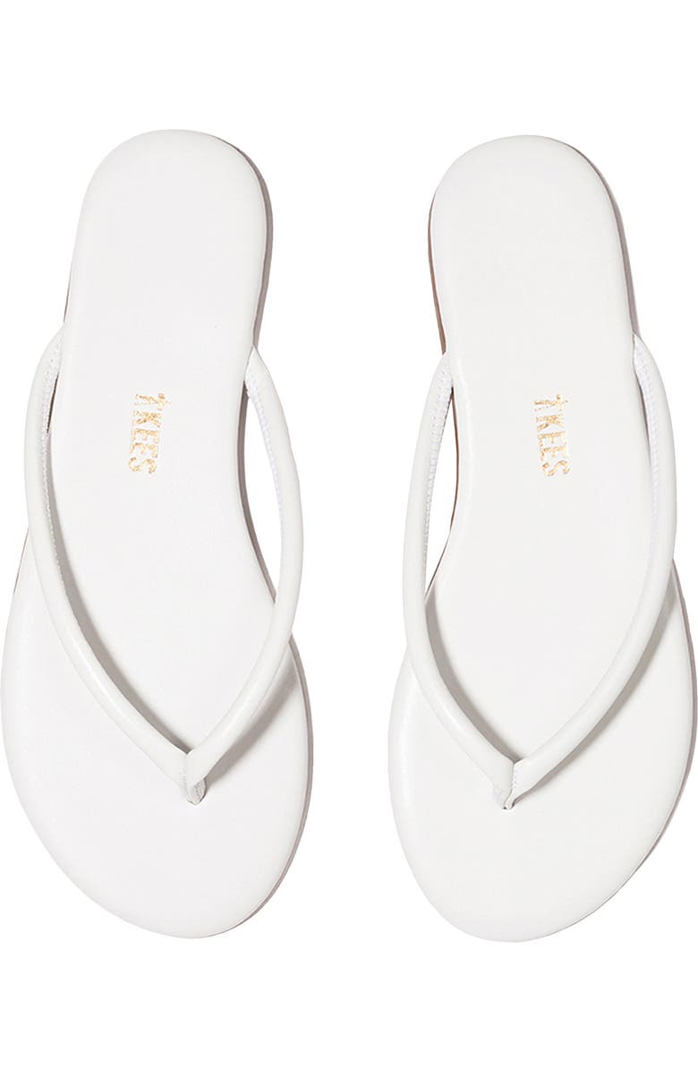 TKEES Lily Tubular Flip Flop, Alternate, color, White