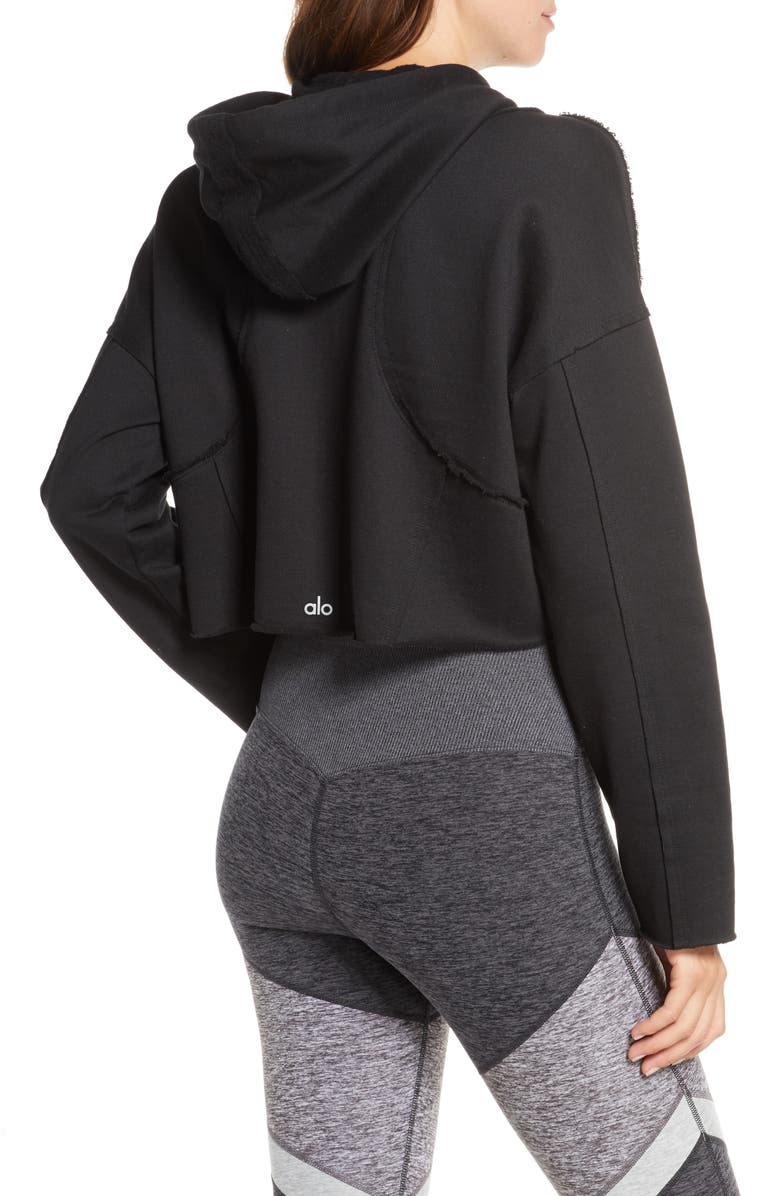 Alo Cruiser Crop Jacket, Alternate, color,