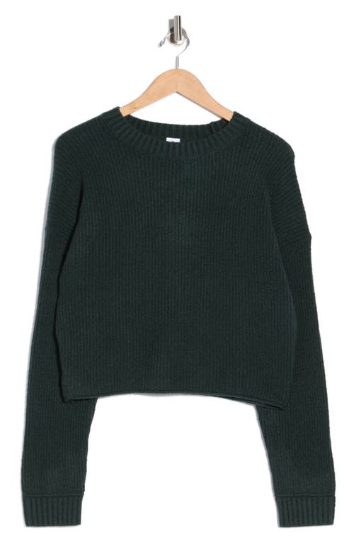 Abound Cozy Crew Pullover Sweater In Green