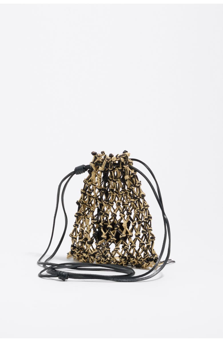 Bimba y Lola Small Leather Bag, Alternate, color, Vanilla