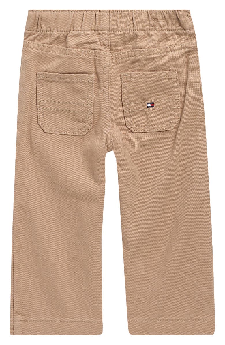 Tommy Hilfiger Logo Heart Ruffle Top & Pants Set, Alternate, color, Beige Multi