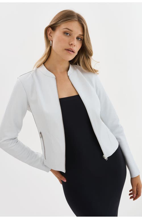 Lamarque Chapin | Reversible Leather Bomber In White