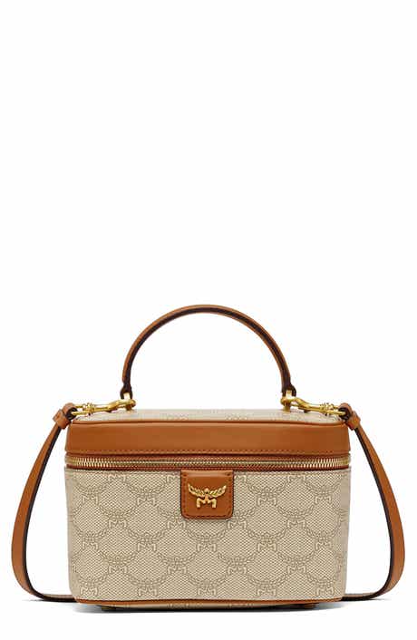 MCM Lauretos Coated Canvas Crossbody Bag