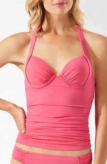 Tommy Bahama Pearl Halter Neck Underwire Full Coverage Tankini