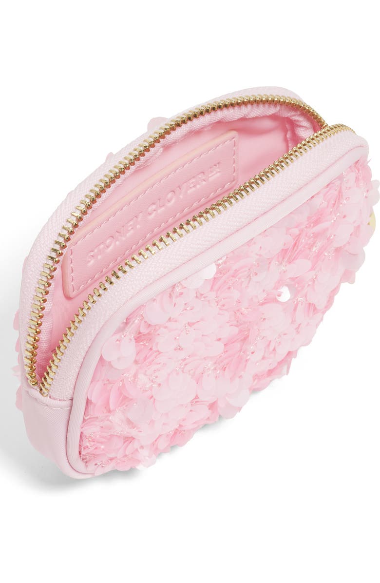 Stoney Clover Lane Micro Sequin Pouch, Alternate, color, Pink