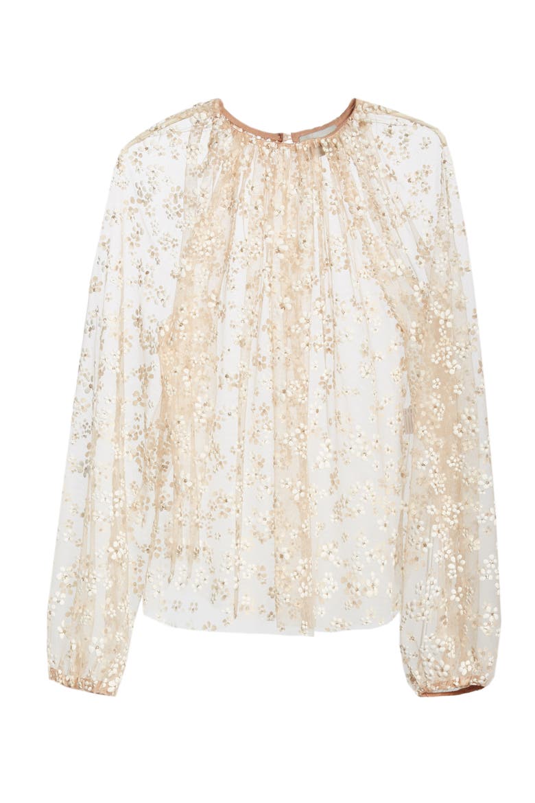 Decadent Lace Top, Alternate, color, NUDE