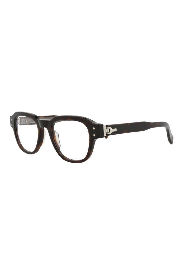 49mm Oval Optical Glasses, Alternate, color, HAVANA HAVANA TRANSPARENT