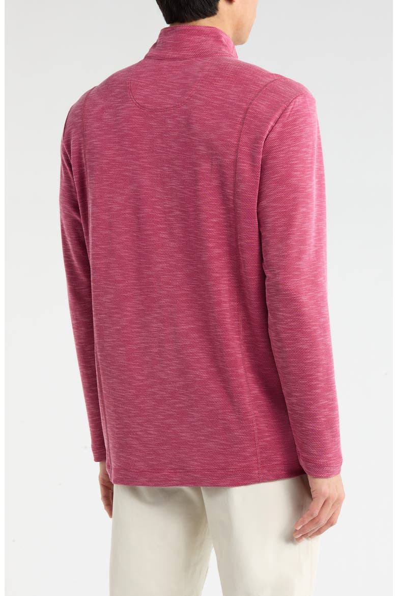 Carmel Bay Half Zip Pullover, Alternate, color, BEET RED