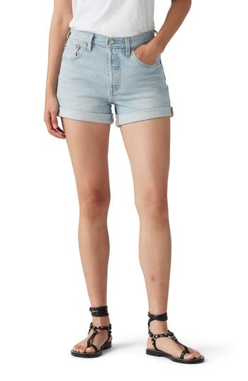 Levi's® 501® Original Rolled High Waist Denim Shorts