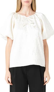 Endless Rose Crinkle Satin Top