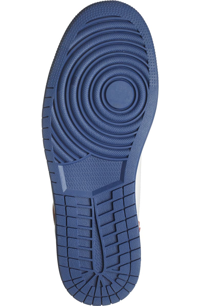 OFFICIAL PROGRAM Court High Top Sneaker, Alternate, color, Burgundy/ White/ Dark Blue