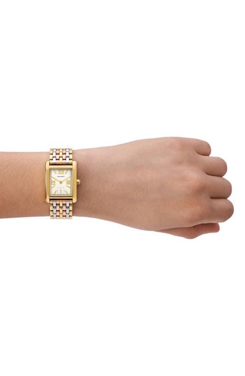 Tory Burch The Eleanor Watch - Tri-tone Stainless Steel In Tri-tone