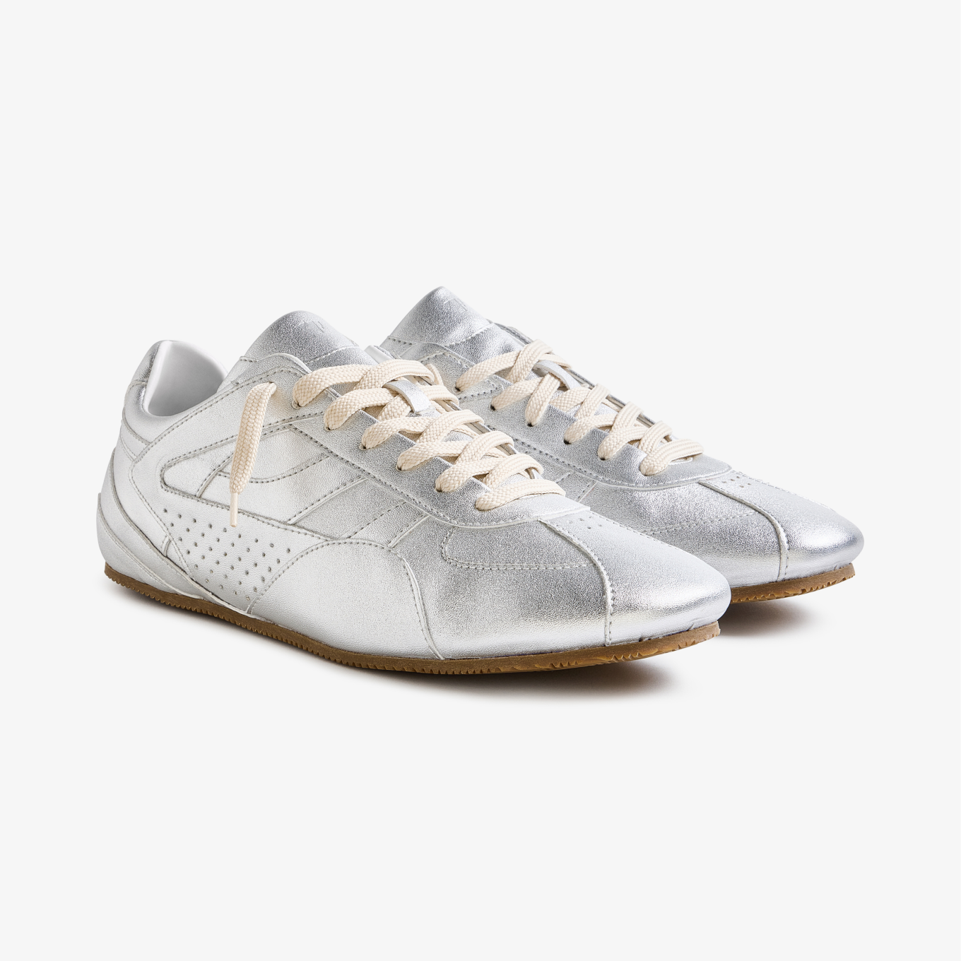 Women's Driver Sneaker, Alternate, color, Metallic Silver