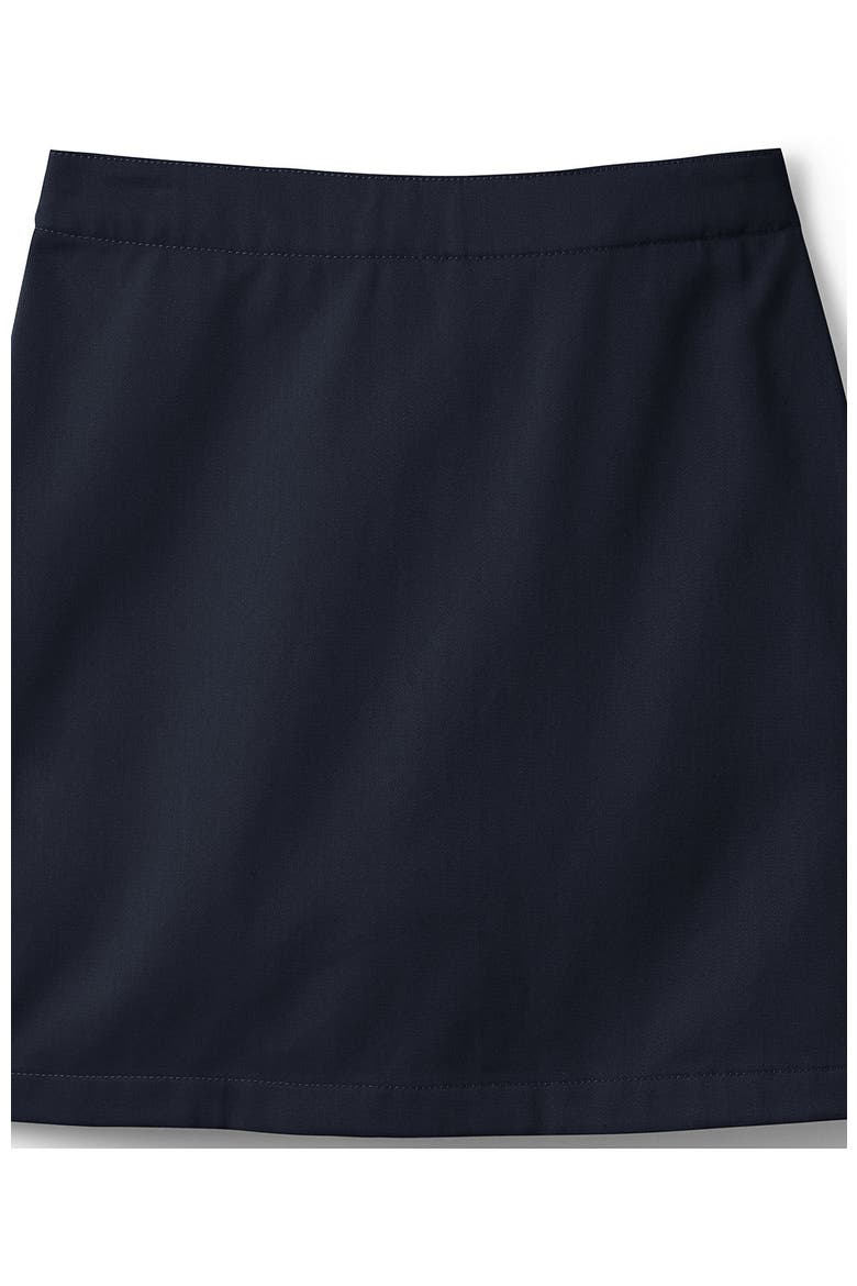 School Uniform Girls Plus Blend Chino Skort Above Knee, Alternate, color, Classic Navy