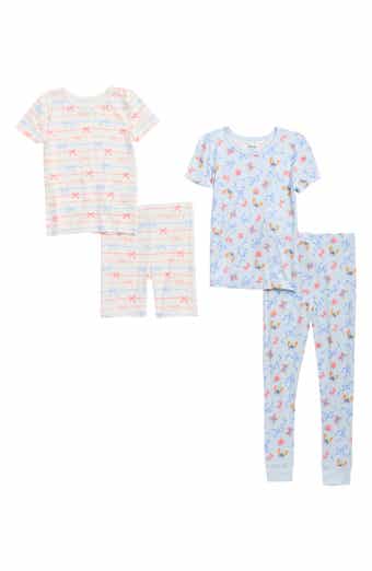 Kids' Bows 4-Piece Pajamas Set