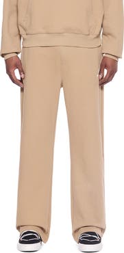 L/AB C/O OFF-WHITE Diagonal Stripe Logo Cotton French Terry Sweatpants