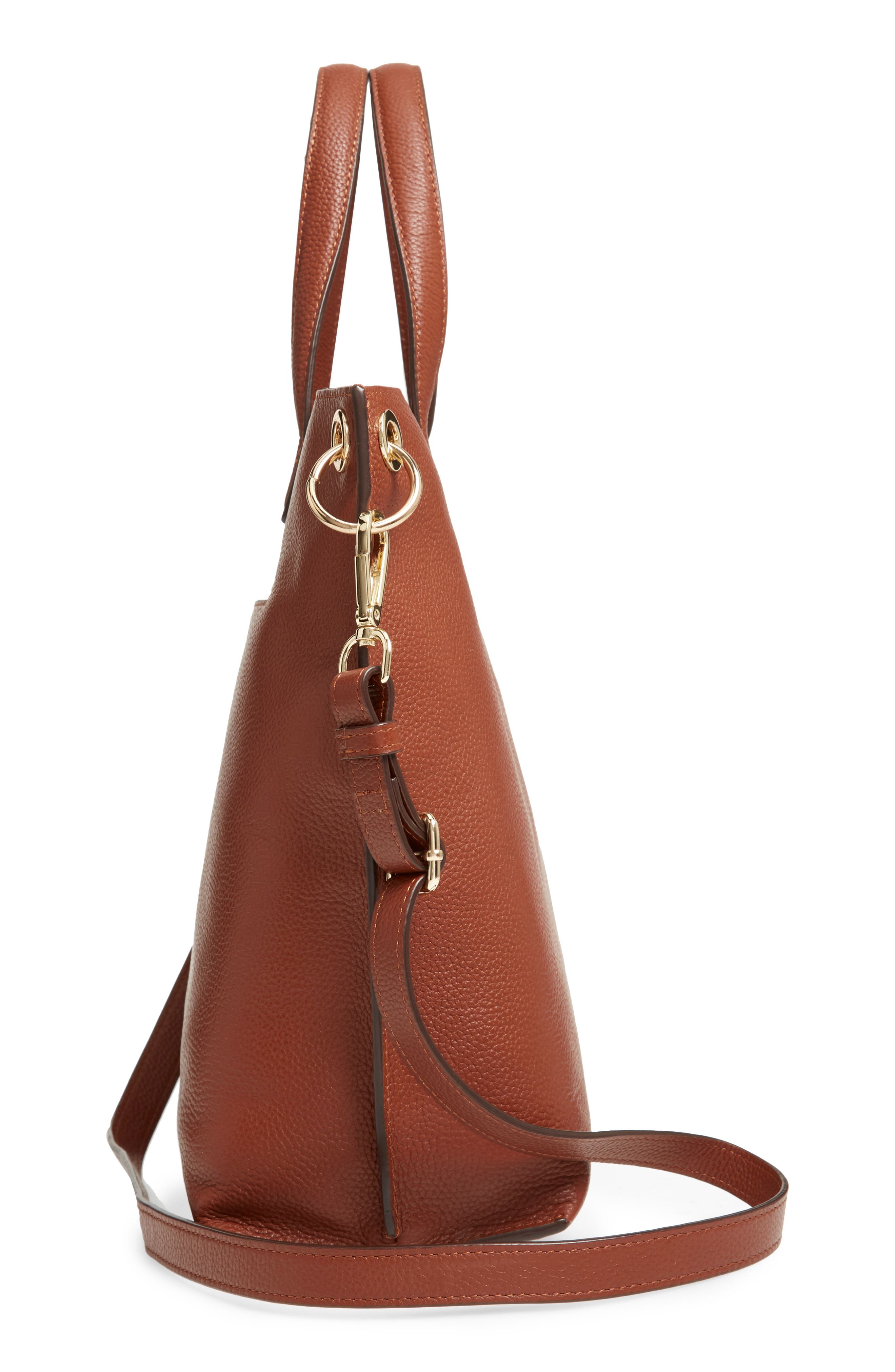 Nicole Leather Tote, Alternate, color, BROWN AZTEC