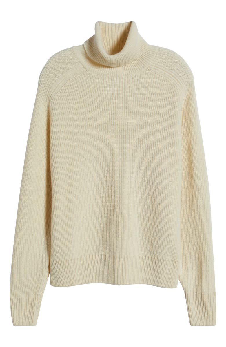 BOSS Evento Recycled Wool Turtleneck Sweater, Alternate, color, 