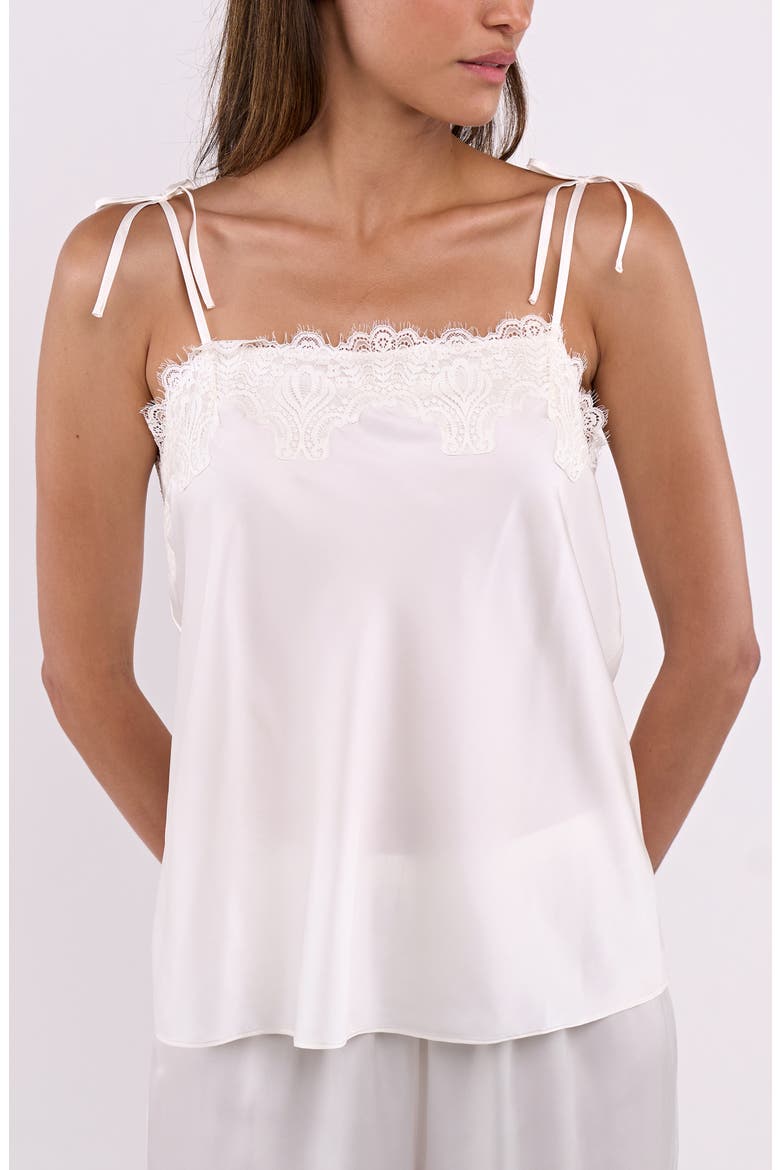 Celeste Charm Cami Pajamas Set, Alternate, color, IVORY