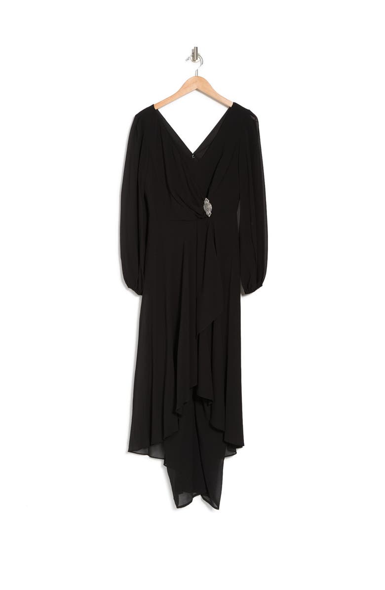 Marina Chiffon Overlay Jumpsuit Dress, Alternate, color, 