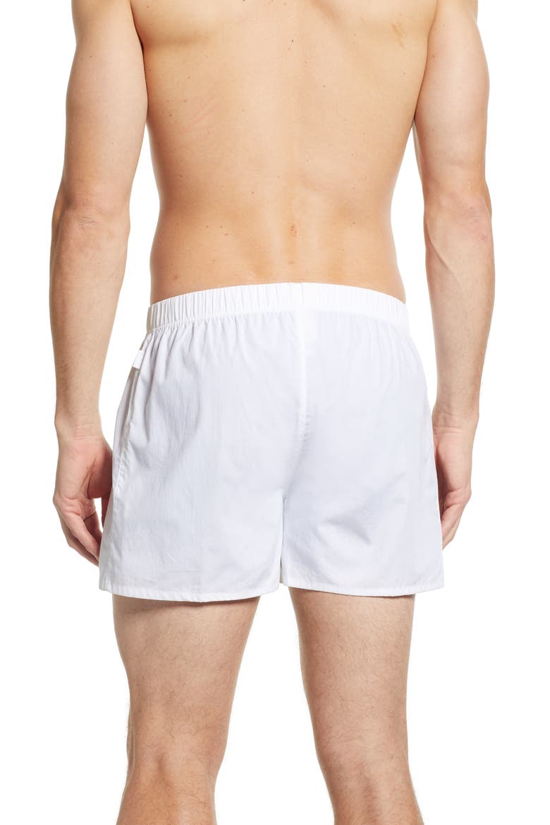 Fancy Cotton Boxers, Alternate, color, WHITE