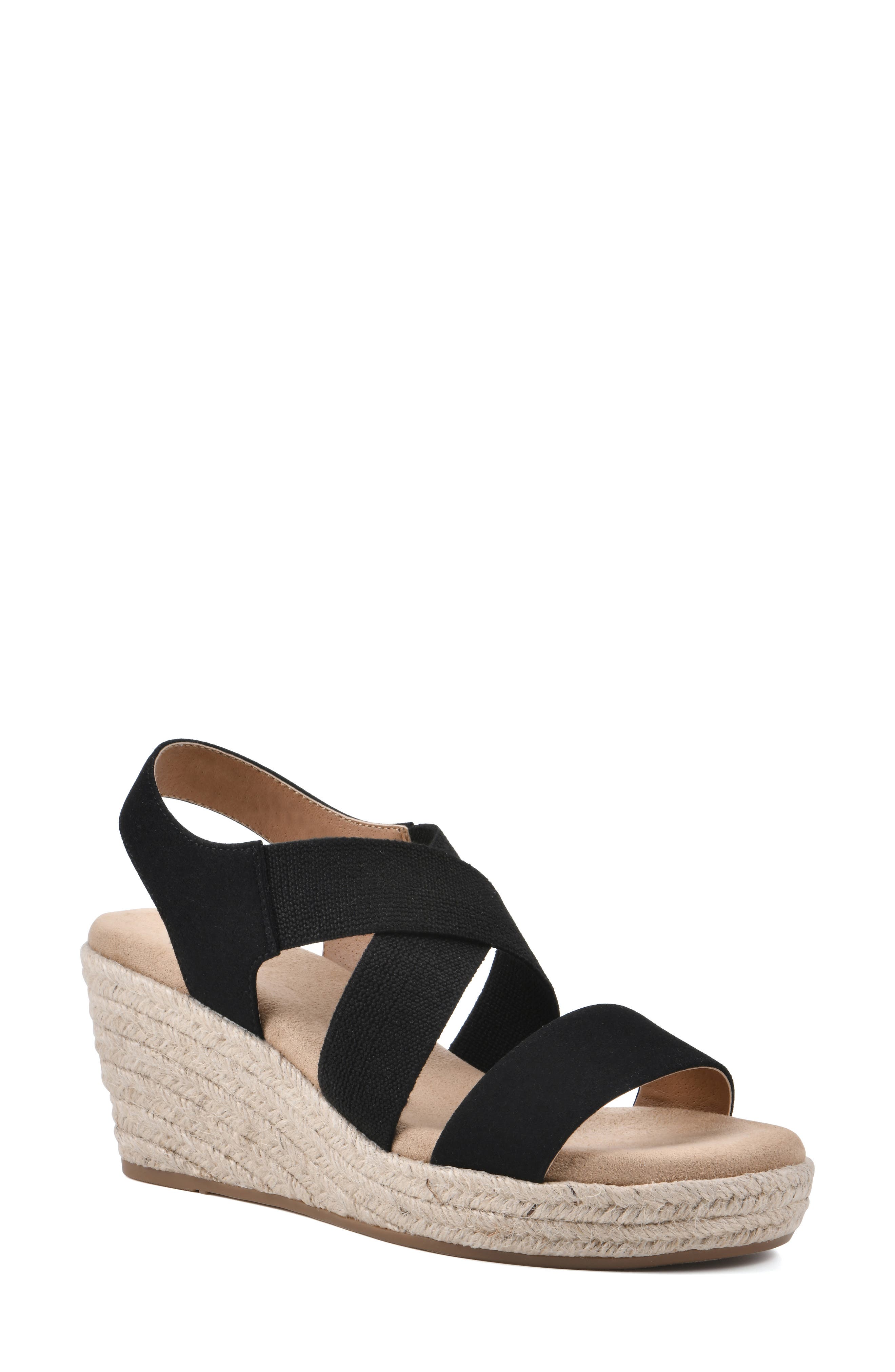White Mountain Footwear Yanda Wedge Espadrille Sandal, Main, color, 