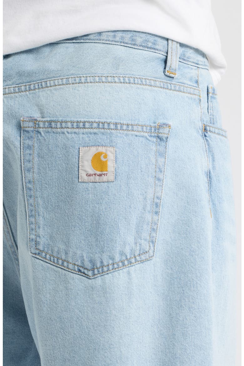 Landon Denim Shorts, Alternate, color, BLUE (HEAVY WORN BLEACHED)